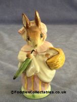Besick Beatrix Potter Mrs Rabbit With Umbrella Out quality figurine